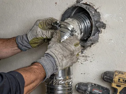 Dryer Vent Hose Installation in La Palma
