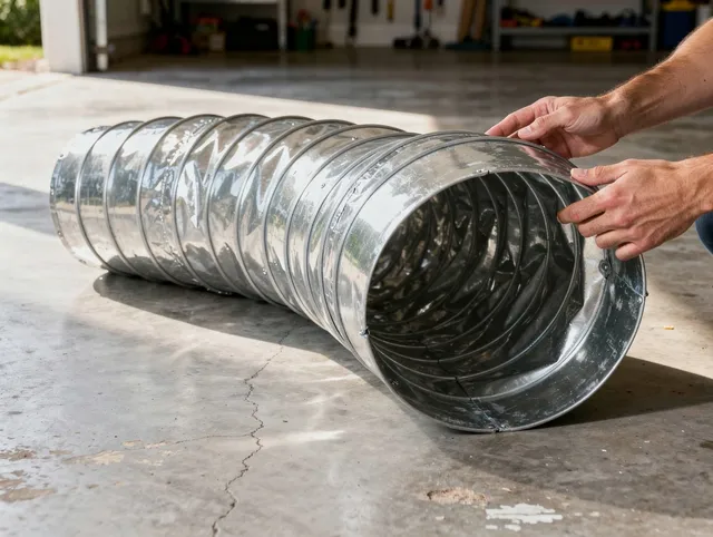 La Palma Dryer Vent Cleaning specialist using advanced equipment for thorough duct cleaning in La Palma