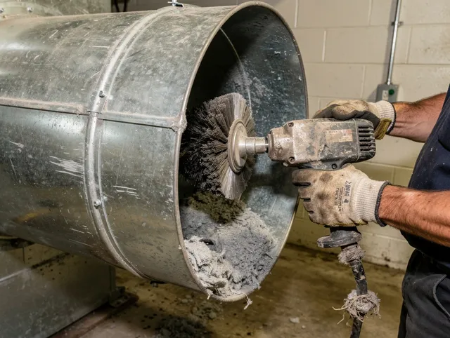 Industrial-grade dryer vent cleaning by La Palma Dryer Vent Cleaning in La Palma